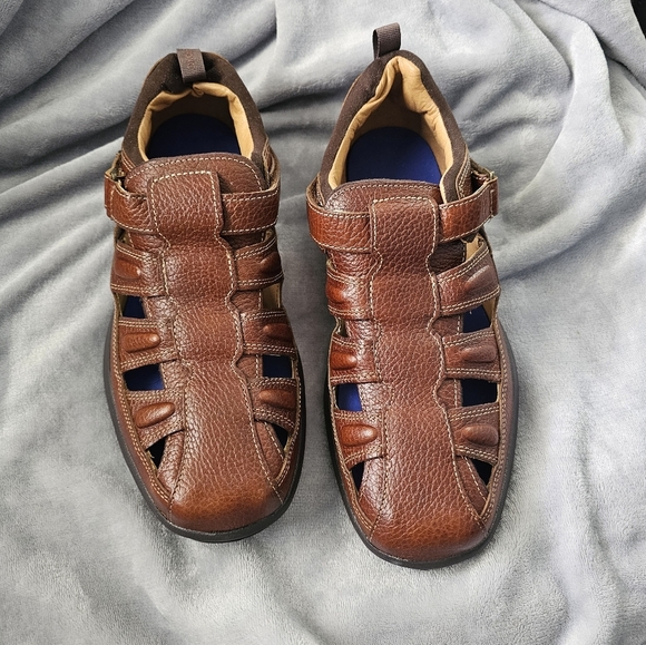 NEW - Dr. Comfort Fisherman - Men\'s Fisherman Sandals - Size 13W - Chestnut main image 5